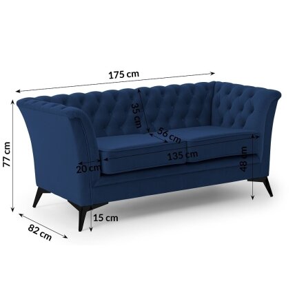 Dvivietė sofa "DERBY BIS" 3 Dvivietė sofa "DERBY BIS" 3