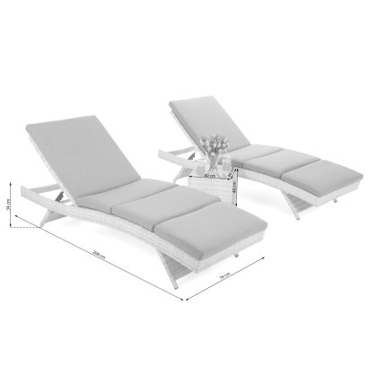Gultų komplektas BORA BORA LIGHT GREY 9 Gultų komplektas BORA BORA LIGHT GREY 9