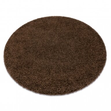 Kilimas SOFFI Apskritas kilimas 5cm rudas Kilimas SOFFI Apskritas kilimas 5cm rudas