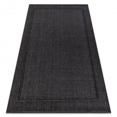 Kilimas TIMO 5979 sizalio rėmelis juoda