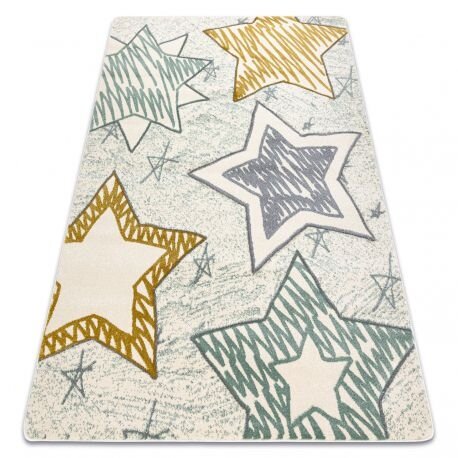 Kilimas PETIT STARS žvaigždė, žvaigždės žalias Kilimas PETIT STARS žvaigždė, žvaigždės žalias