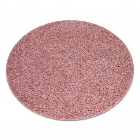 Kilimas SOFFI Apskritas kilimas 5cm rožinė Kilimas SOFFI Apskritas kilimas 5cm rožinė