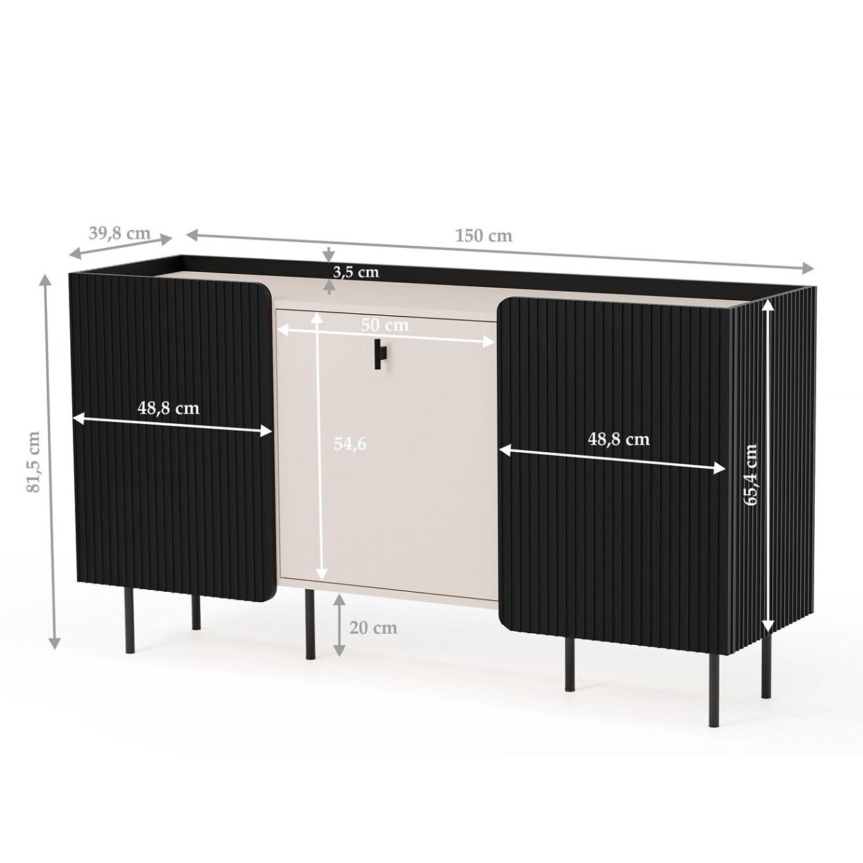 Komoda "WENUS" 3D 2