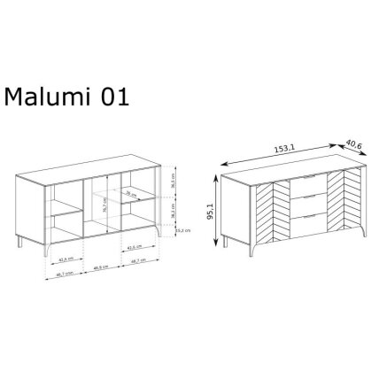 KOMODA "MALUMI" 3 KOMODA "MALUMI" 3