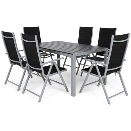 Lauko baldų komplektas 6+1 1 Lauko baldų komplektas 6+1 1