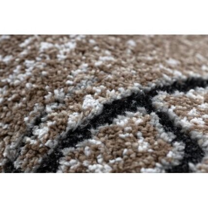 Modern kilimas COZY 8875 Wood, medžio kamieno - Struktūrinis, dviejų sluoksnių, rudos spalvos 3