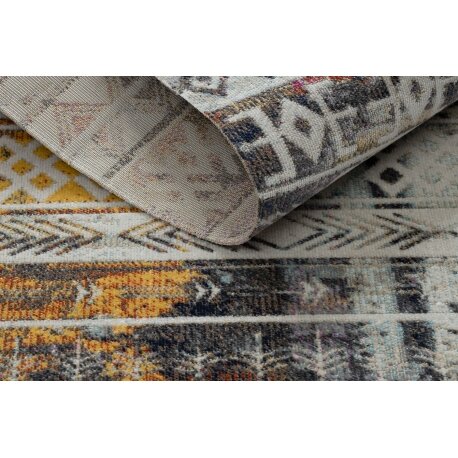 Modernus kilimas MUNDO E0591 deimantai, boho lauko rožinė / smėlio spalvos 2 Modernus kilimas MUNDO E0591 deimantai, boho lauko rožinė / smėlio spalvos 2