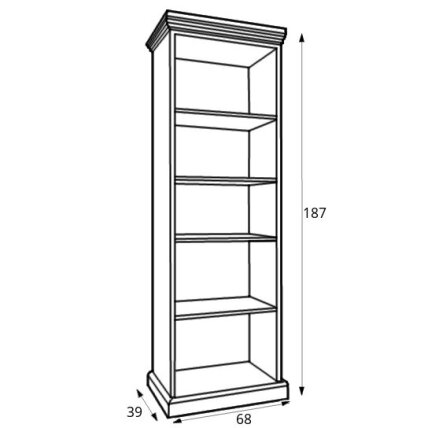 Pastatoma lentyna "ROYAL" 2 Pastatoma lentyna "ROYAL" 2