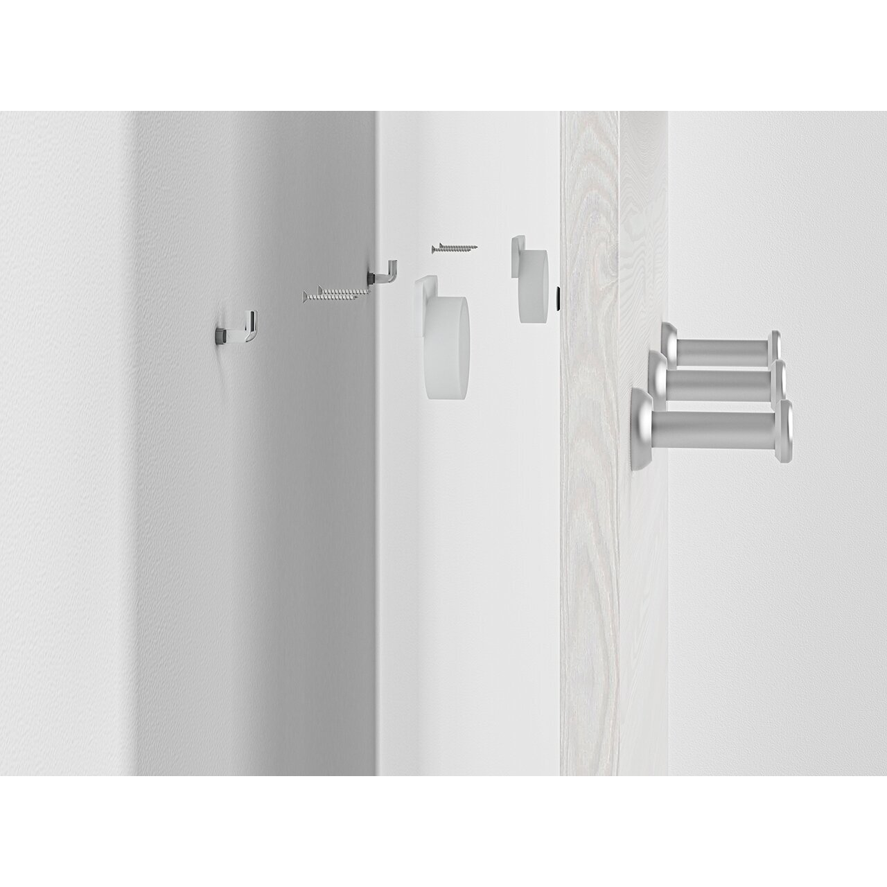 Rūbų kabykla "BLANCO" 3 Rūbų kabykla "BLANCO" 3