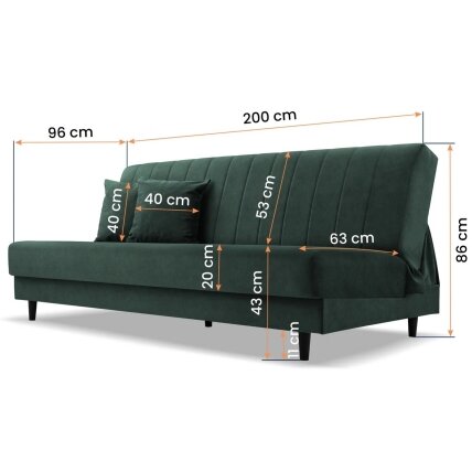 Sofa - lova 8 Sofa - lova 8