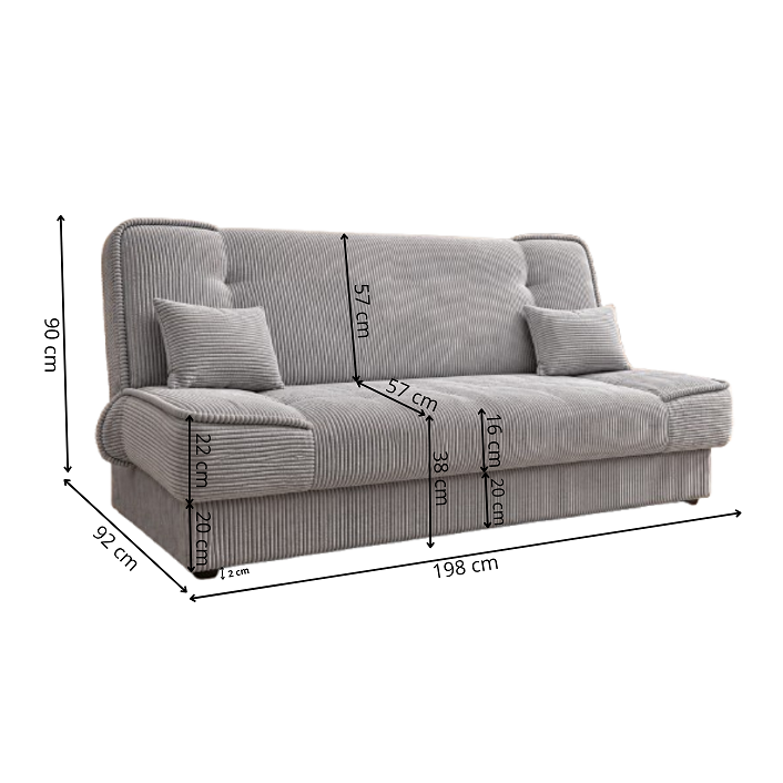 Sofa - lova 3 Sofa - lova 3