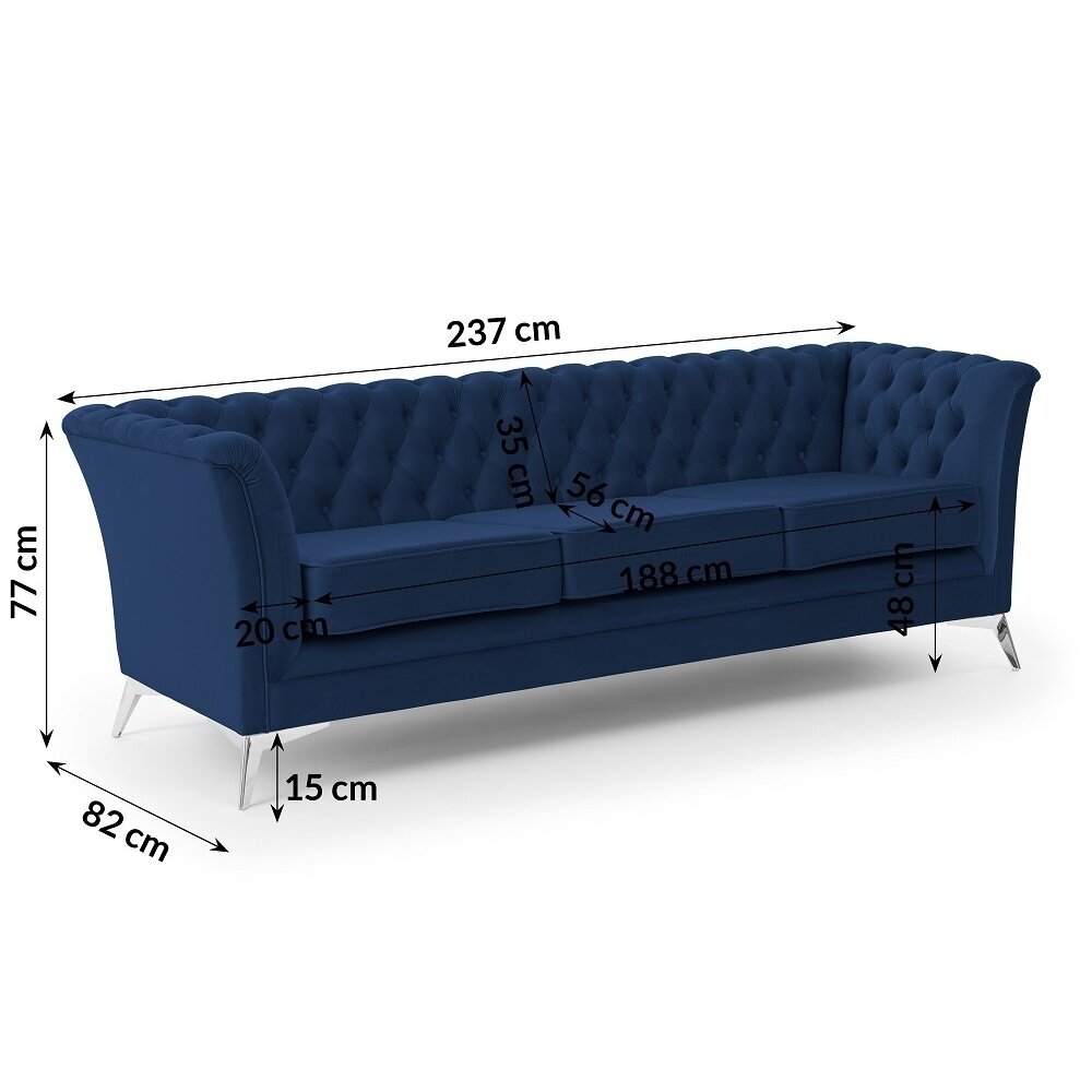 Trivietė sofa "DERBY BIS" 5 Trivietė sofa "DERBY BIS" 5