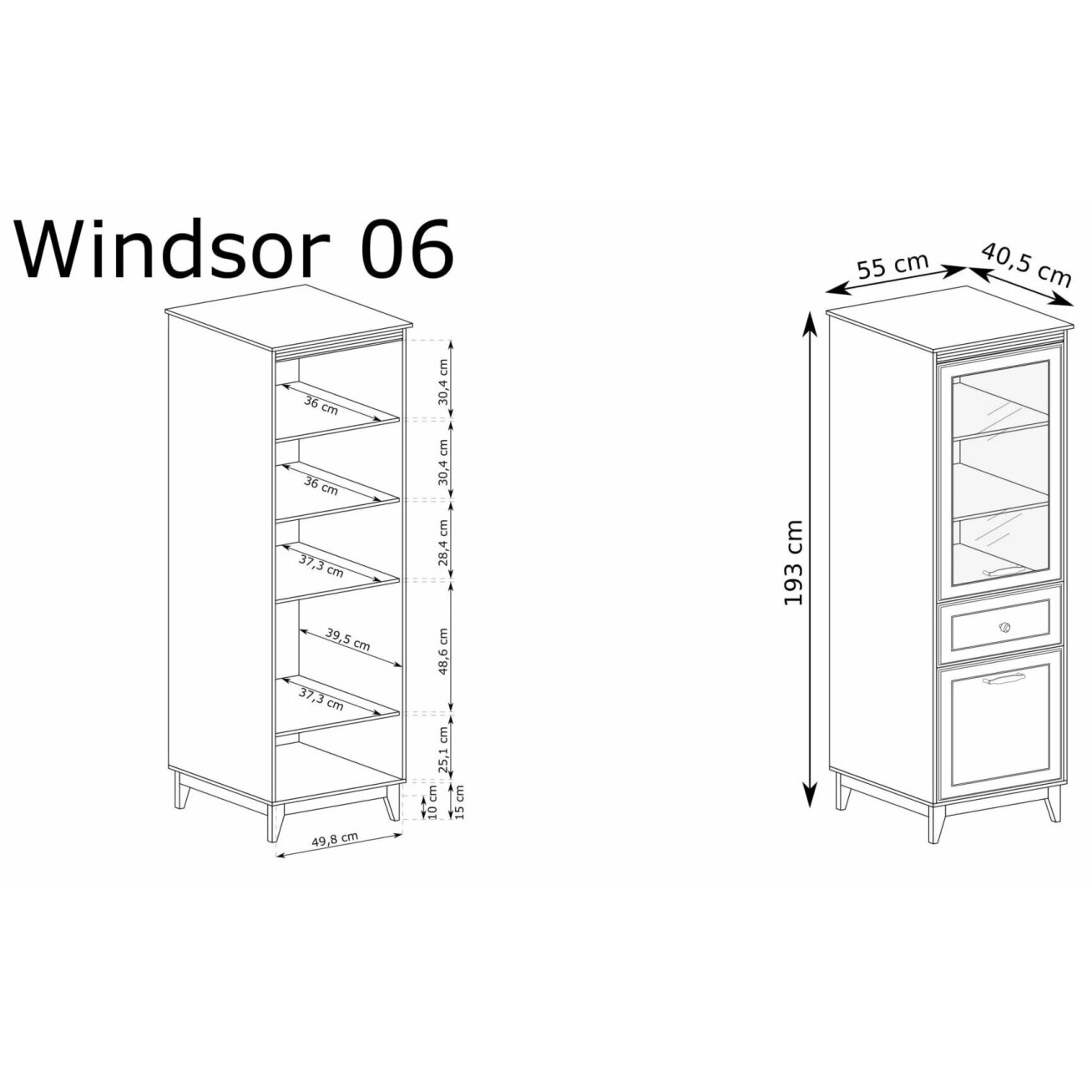 Vitrina "WINDSOR" 4 Vitrina "WINDSOR" 4