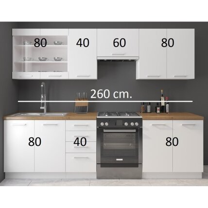 Virtuvės komplektas (260) 2 Virtuvės komplektas (260) 2