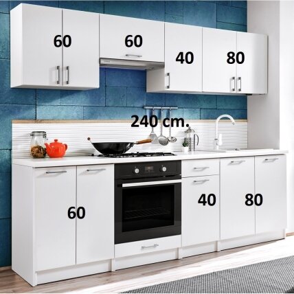 Virtuvės spintelių komplektas (240) 2 Virtuvės spintelių komplektas (240) 2