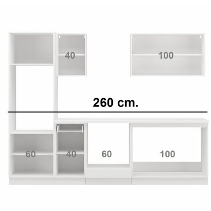 Virtuvės spintelių komplektas (260) 3 Virtuvės spintelių komplektas (260) 3