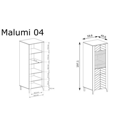 Vitrina "MALUMI" 4 Vitrina "MALUMI" 4